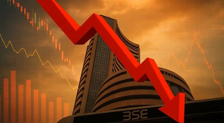 ভারতে শেয়ারবাজার ও রুপির বড় ধস